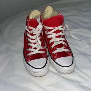 Chuck Taylor All Star Classic in color Red (high tops)